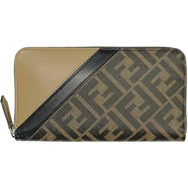 Amazon | [フェンディ] ラウンドファスナー長財布 グレー 7M0210 AFCB